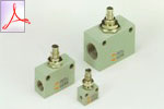 In-line flow micro-regulator series RFL